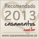 Recomendado em casamentos.com.br