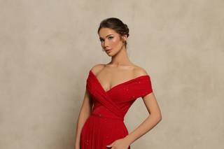 vestido vermelho para casamento