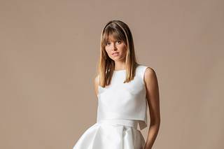 Vestido de noiva minimalista