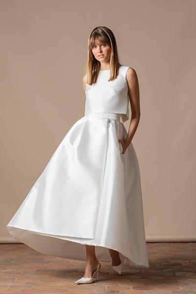 Vestido de noiva minimalista