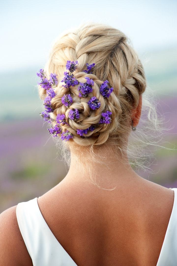 casamento lavanda acessórios para noiva