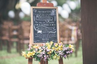 Decoração rústica para casamento