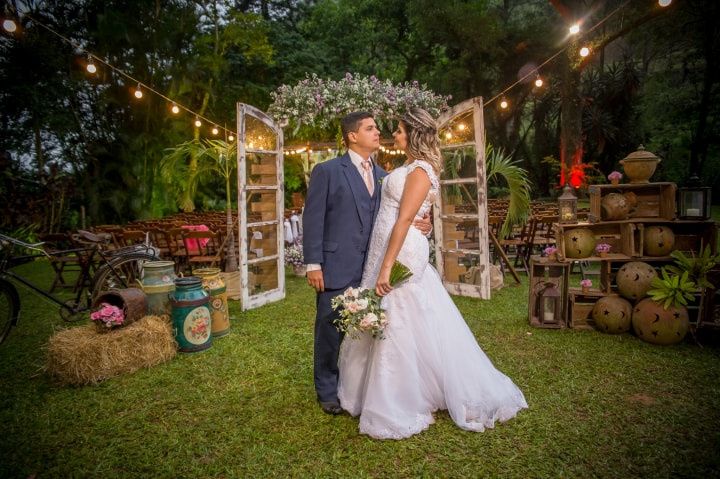 O casamento de Juliane e Thiago: feitos um para o outro