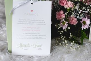 Modelo de convite de casamento