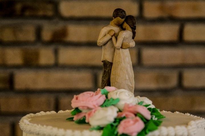 Noivinhos para o topo do bolo de casamento