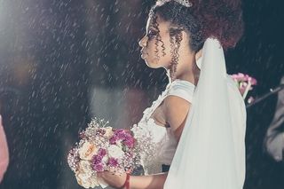 Penteados de casamento para cabelo crespo