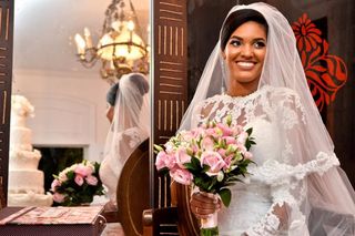 Penteados de casamento para cabelo crespo