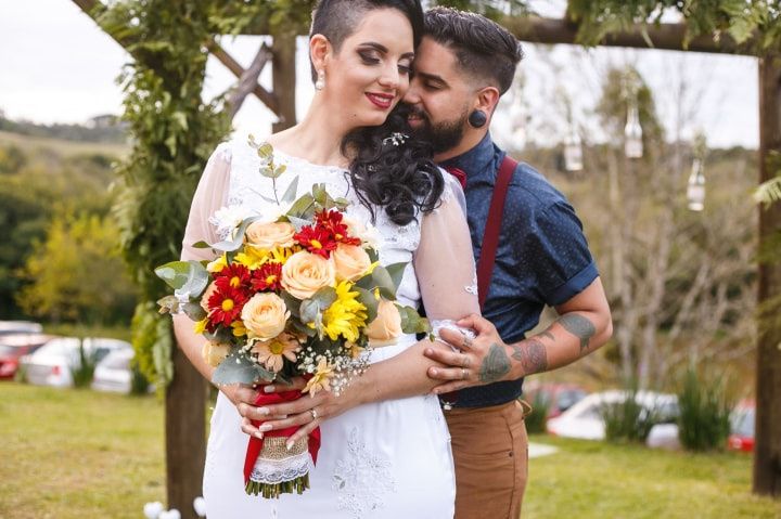 O casamento de Jaqueline e Joe: um encontro de fé e amor