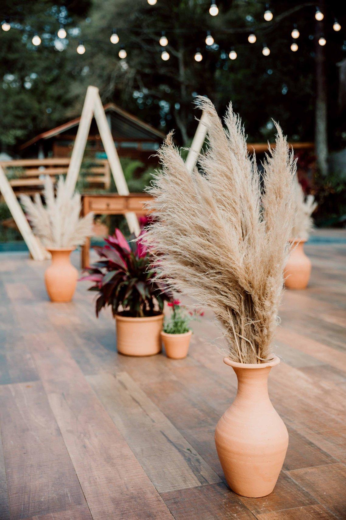 Decoração rústica para casamento