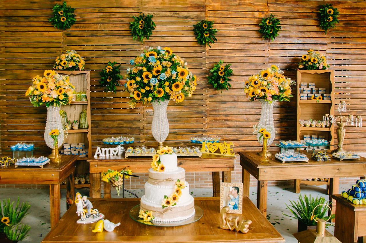 Aprender Sobre 116 Imagem Decoração Com Girassol Para Casamento Vn 9794