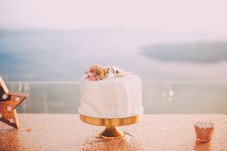 Bolo de casamento minimalista