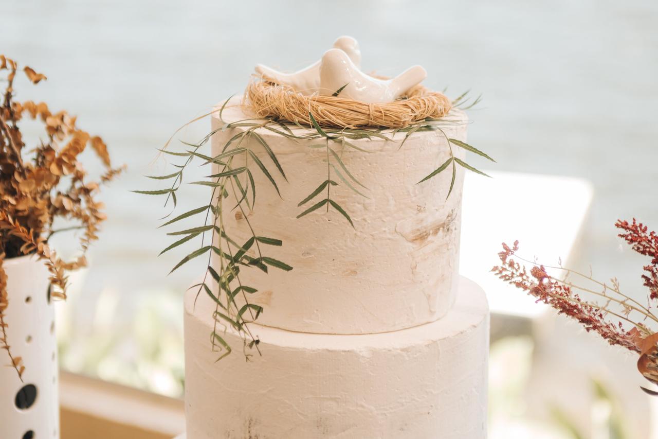 Topo de bolo de casamento original