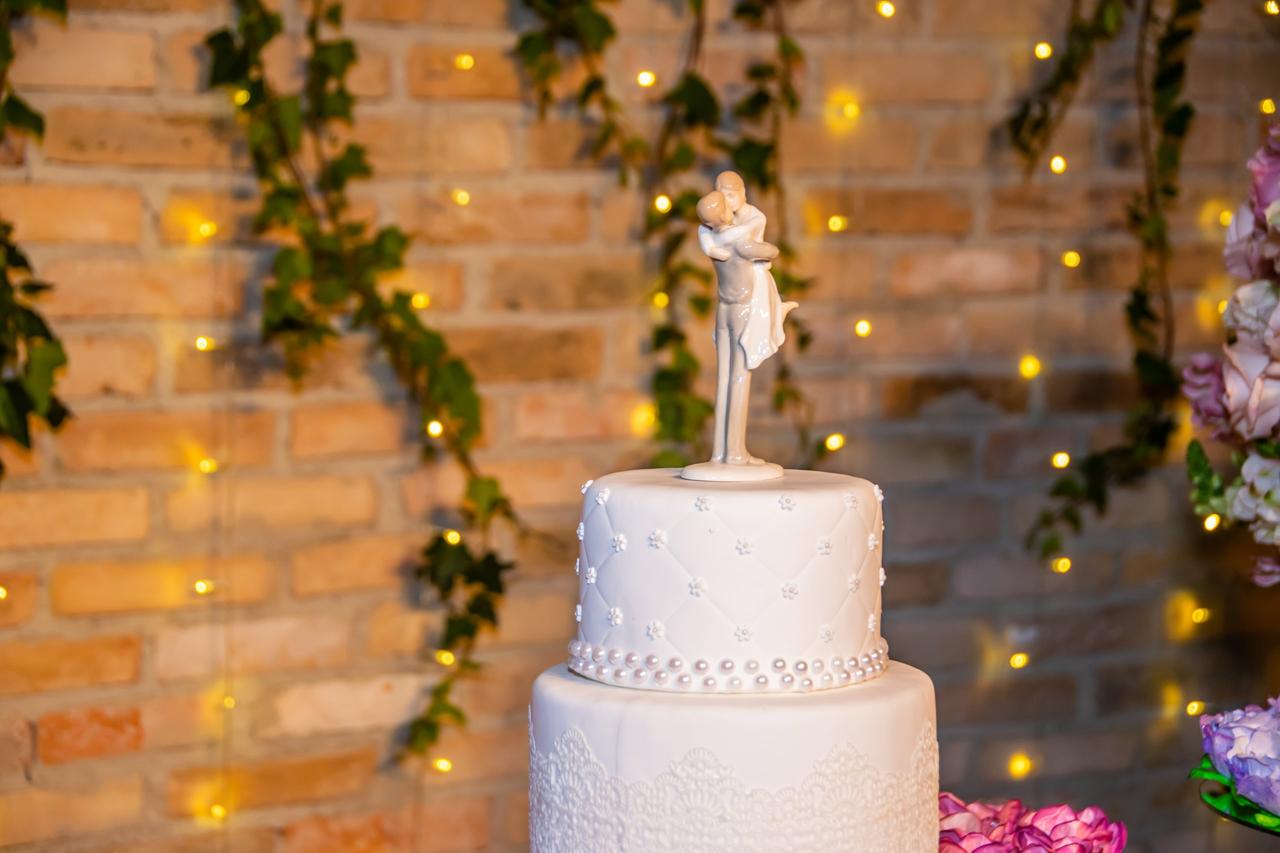 Noivinhos para o topo do bolo de casamento