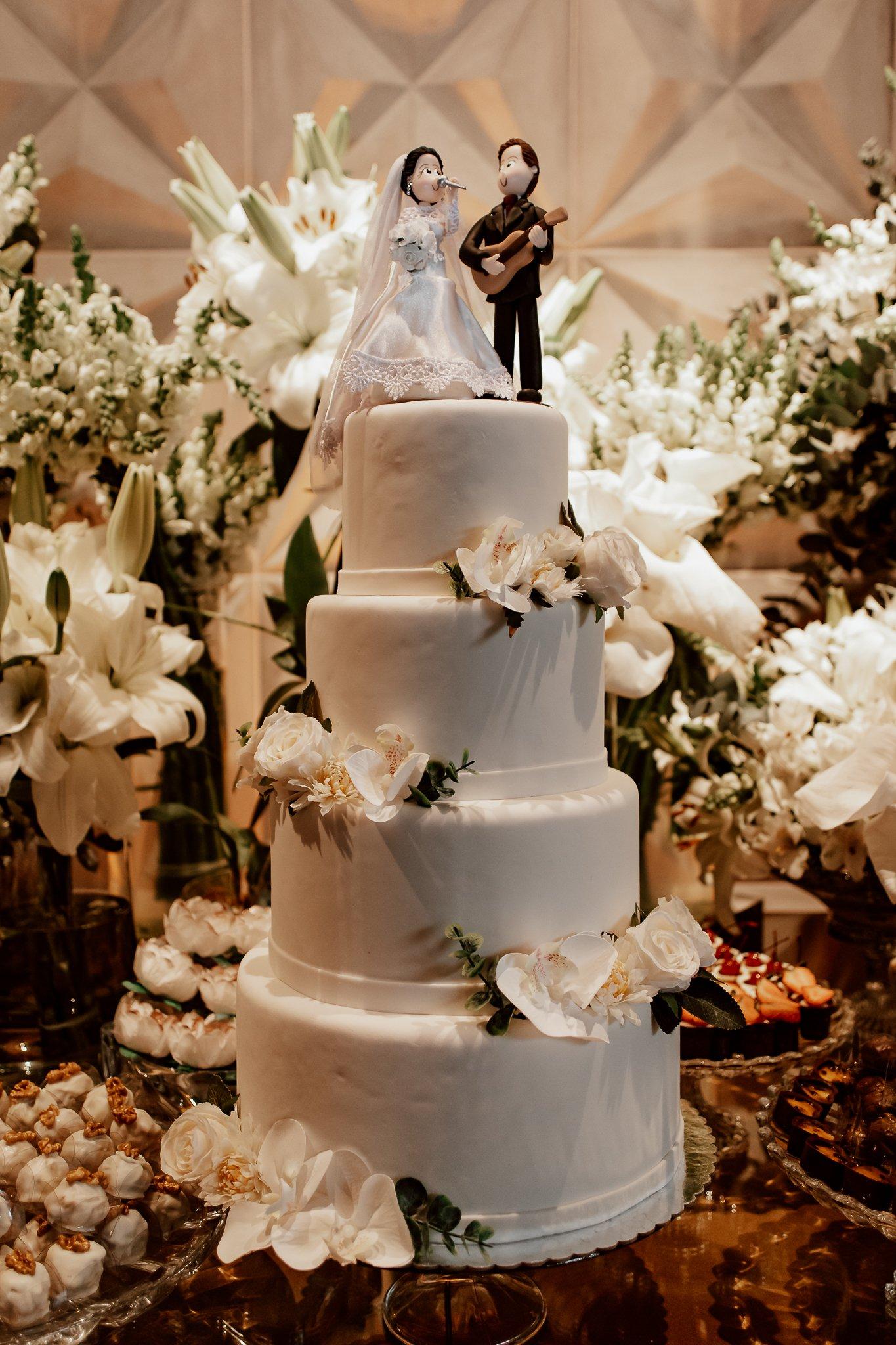 130 Fotos de bolo de casamento para inspirar os casais com esse item ...