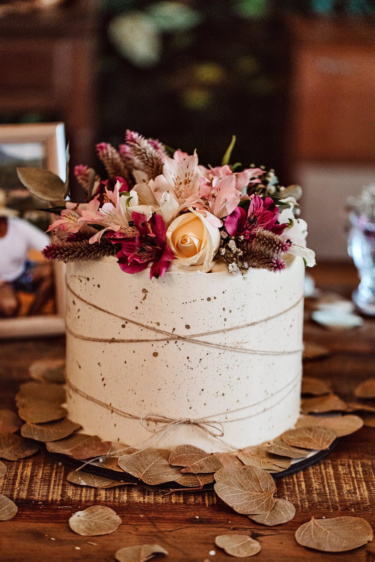 Bolo de Casamento Simples: +50 Modelos para se Inspirar