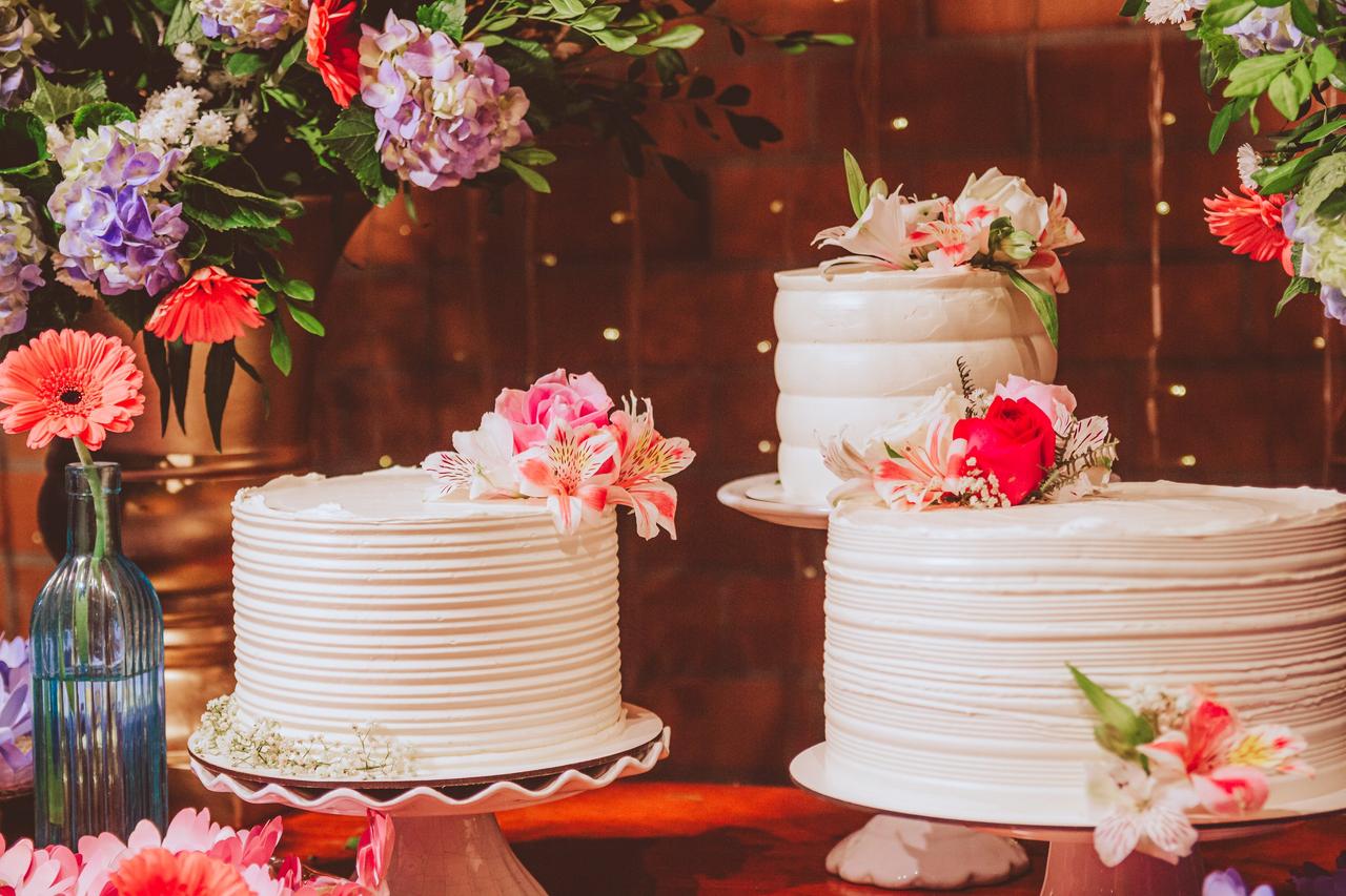 Fotos de bolo de casamento