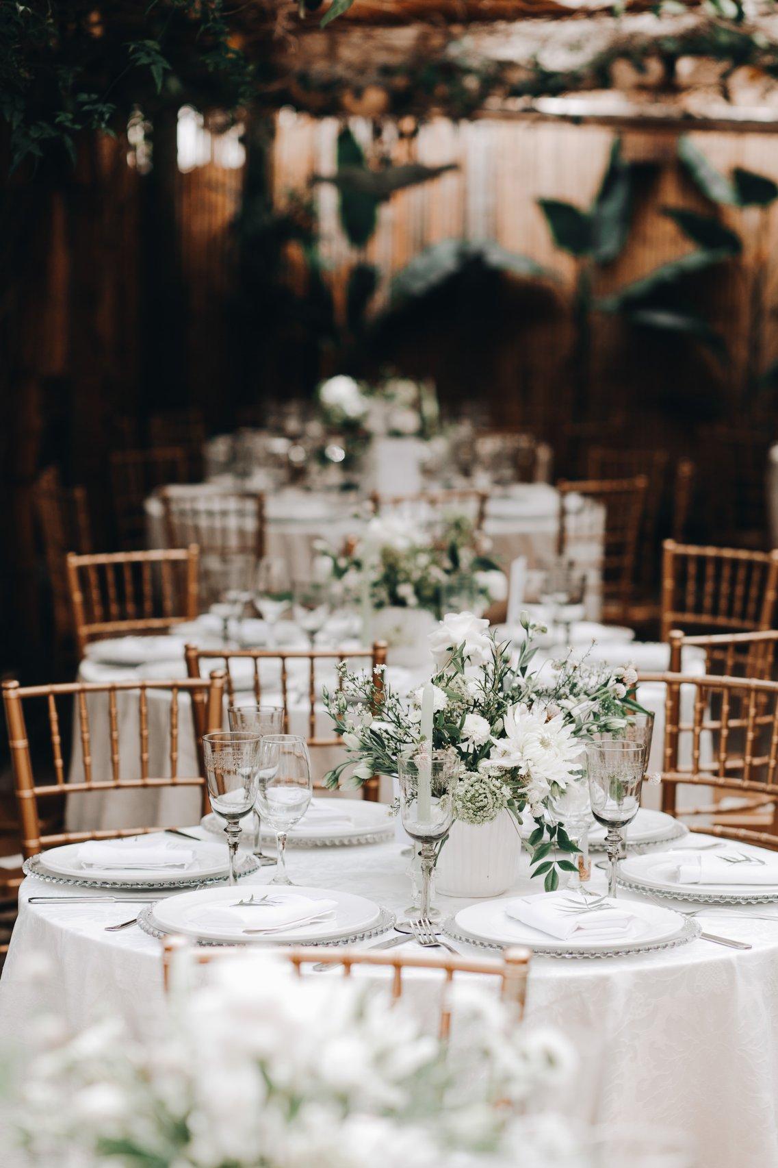 Paleta de cores do casamento