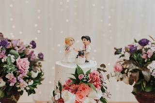Noivinhos para o topo do bolo de casamento