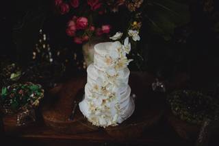 Bolo decorado de casamento