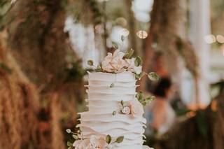 Bolo decorado de casamento