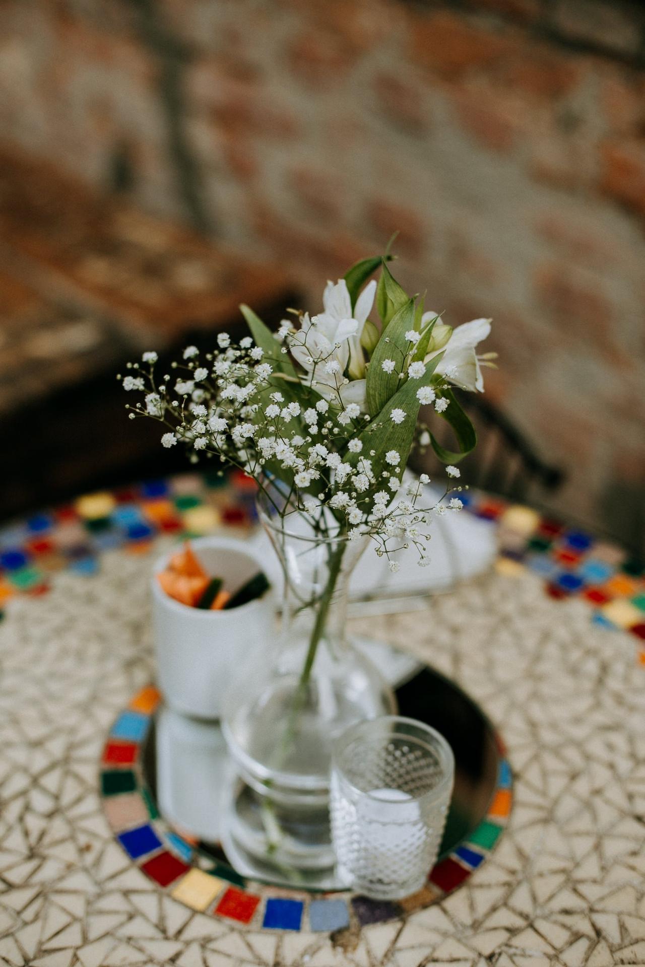 Centro de mesa casamento rústico