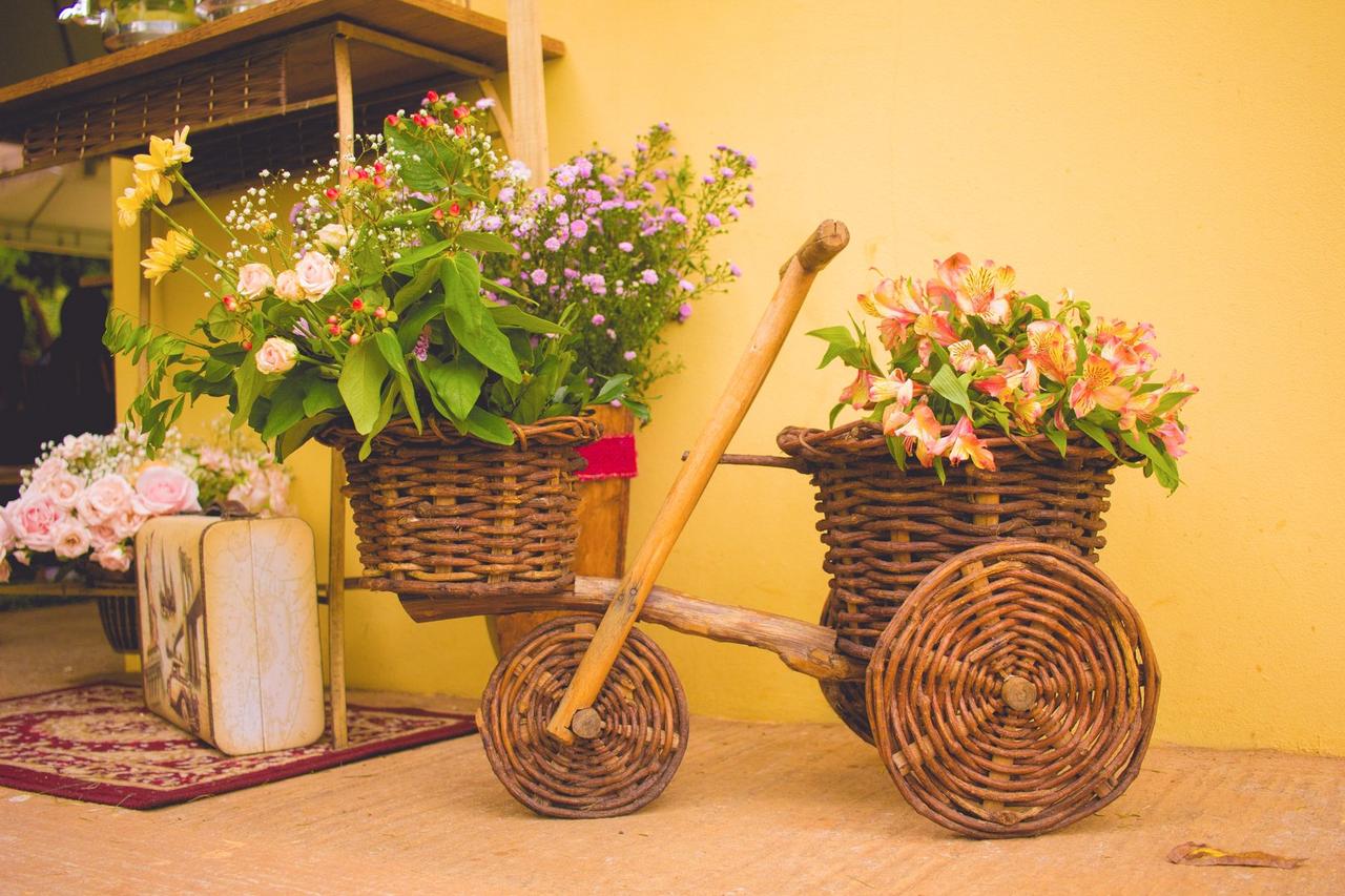 Decoração rústica para casamento