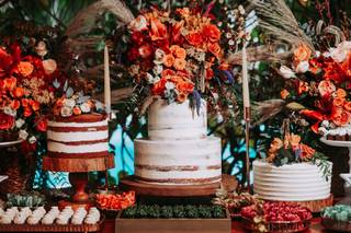 Foto de bolo de casamento