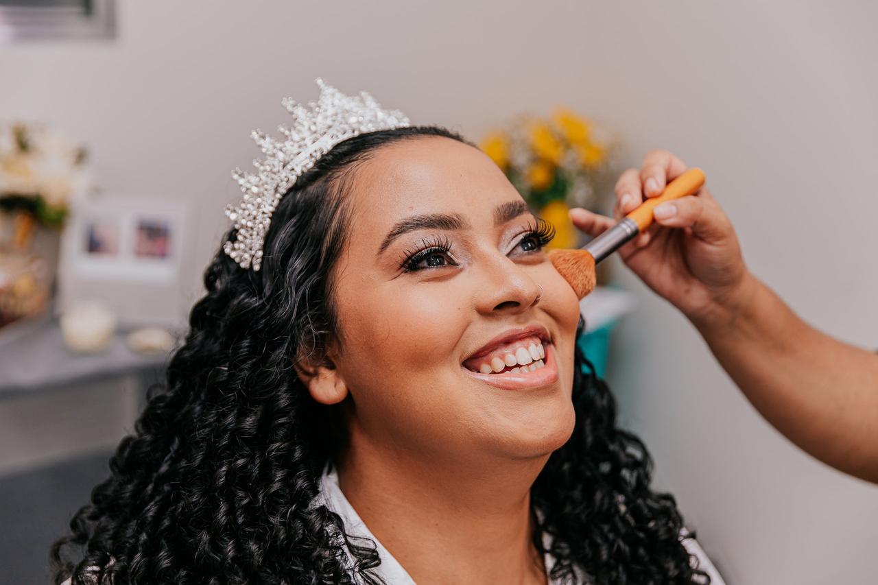 Penteados de casamento para cabelo crespo