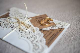 Modelo de envelope para convite de casamento