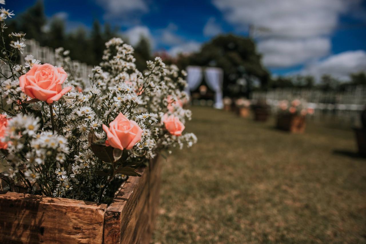 Decoração rústica para casamento