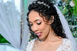 Penteados de casamento para cabelo crespo