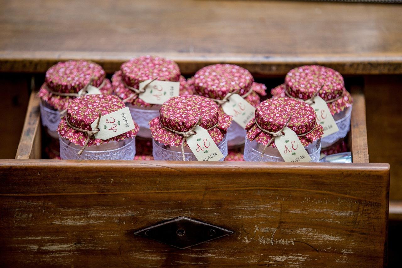 Lembrancinha de casamento rústico