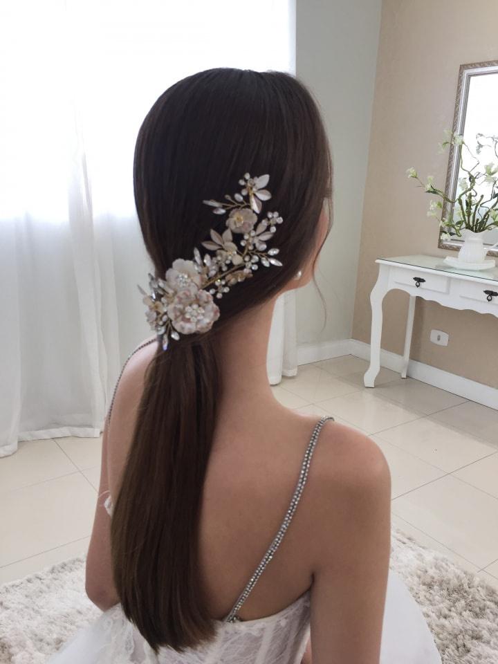 Penteados ideais para noivas com o cabelo liso