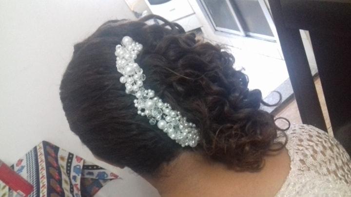 Penteados de casamento para cabelo crespo