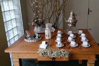 Mesa do café para casamento