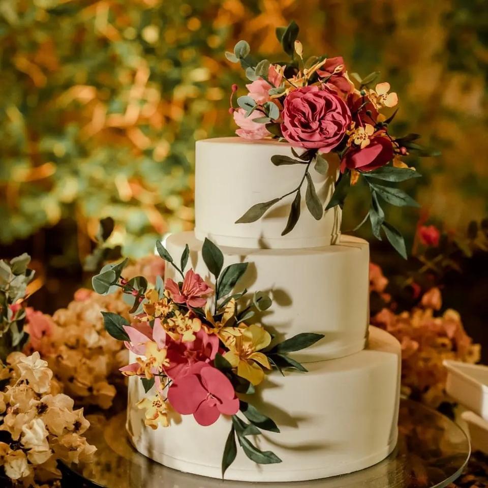 130 Fotos de bolo de casamento para inspirar os casais com esse item ...