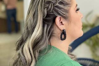 penteado madrinha casamento cabelo solto