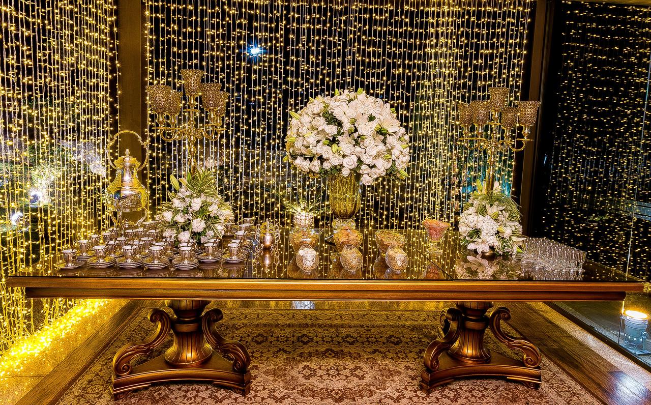 Mesa do café para casamento