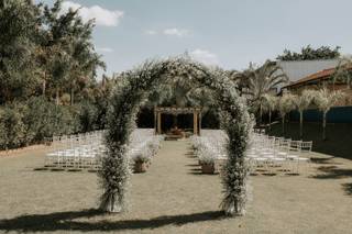 casamento country arco de flores