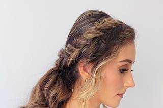 penteado madrinha casamento trança