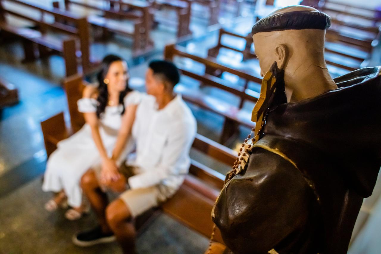 sonhar com casamento santo casamenteiro encara os noivos