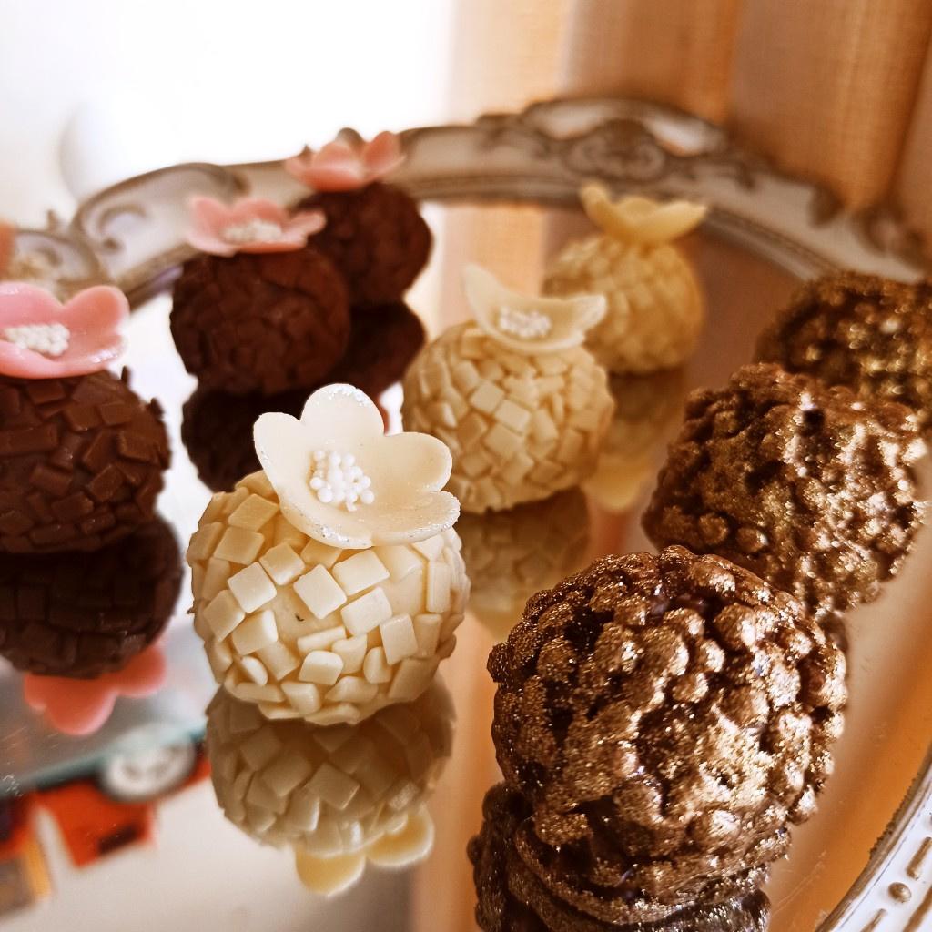 Brigadeiro gourmet de casamento