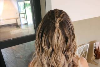 penteado madrinha casamento com cacho