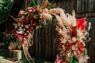 Decoração para casasamento ao ar livre