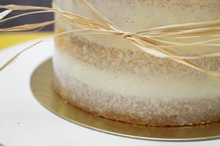 Bolo de casamento minimalista