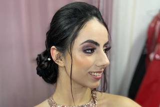 penteado madrinha casamento coque baixo