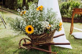 Decoração rústica para casamento