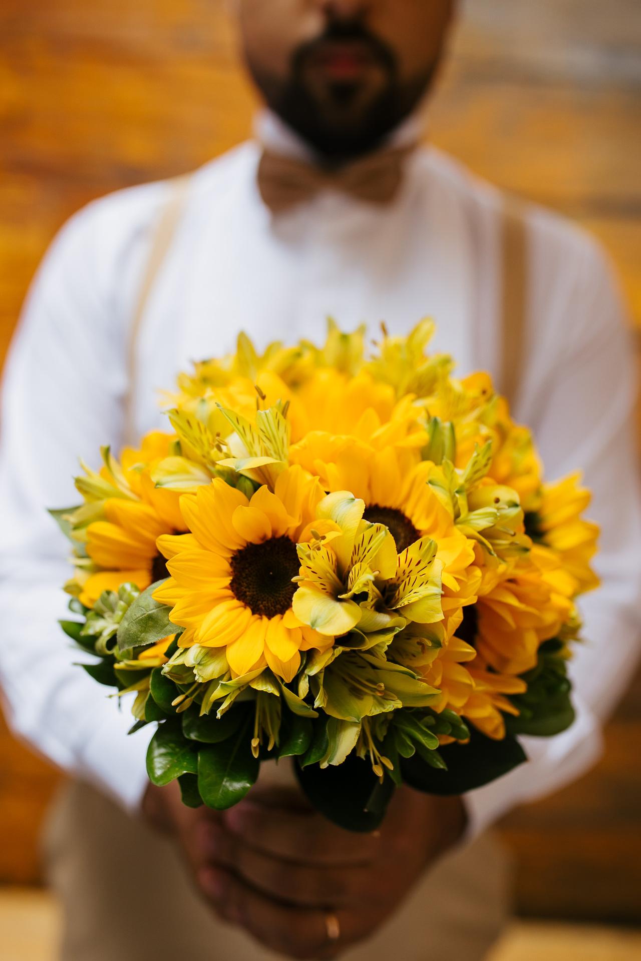 decoração girassol casamento