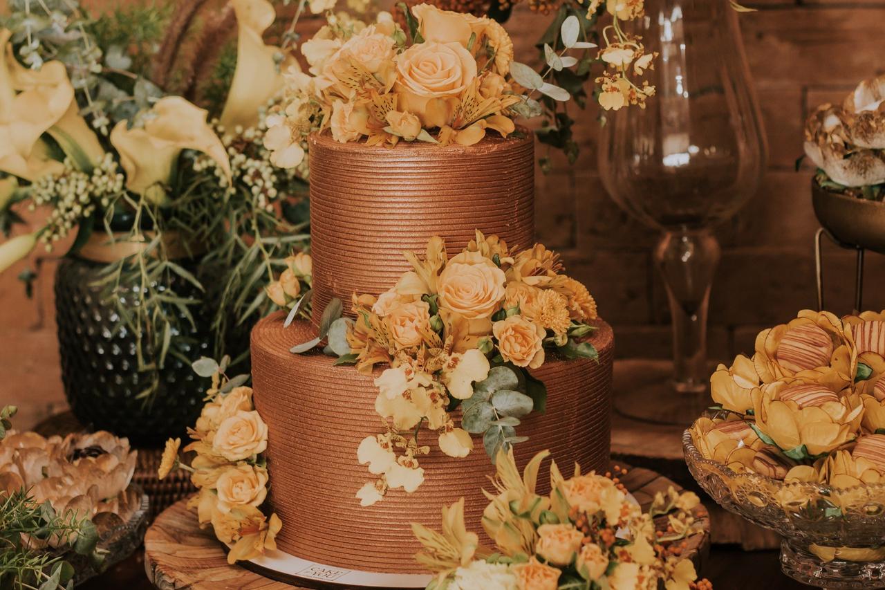 bolo de casamento luxuoso
