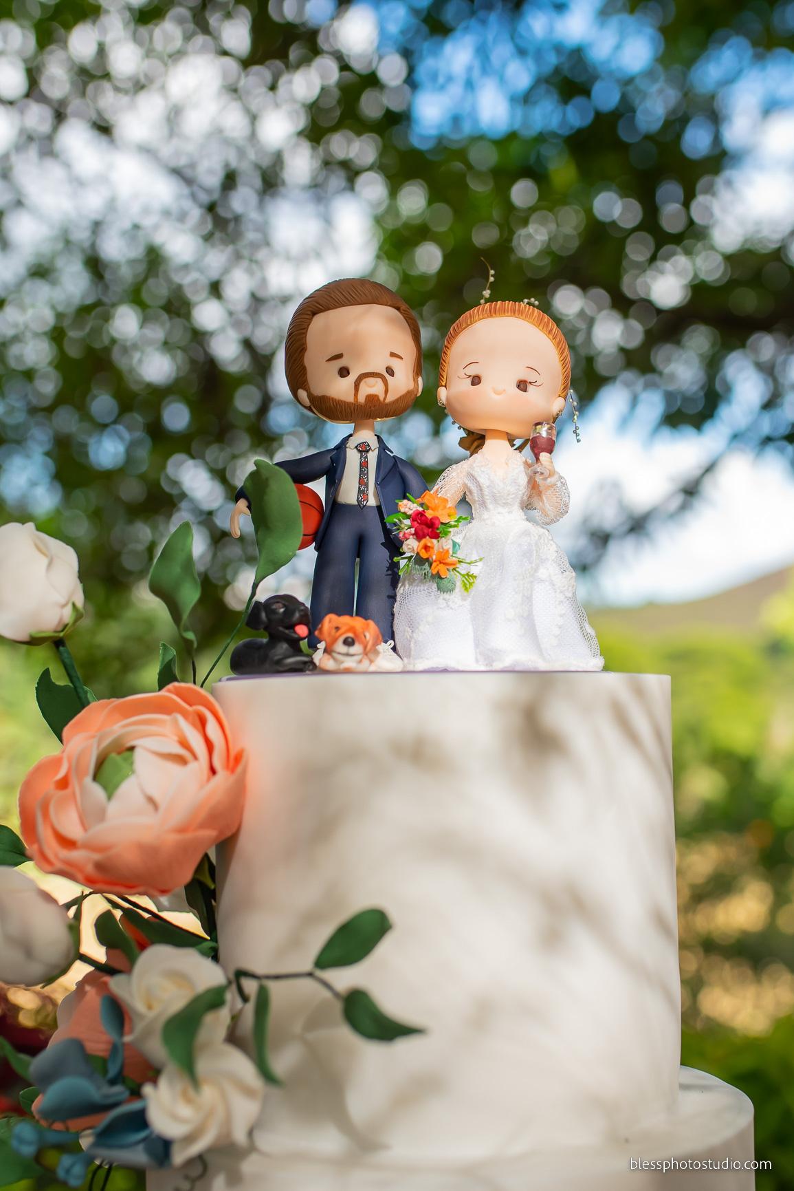 Noivinhos para o topo do bolo de casamento